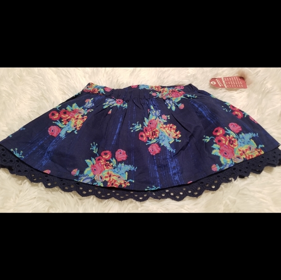 American Navy Floral Skirt Size 24 months - Picture 1 of 3
